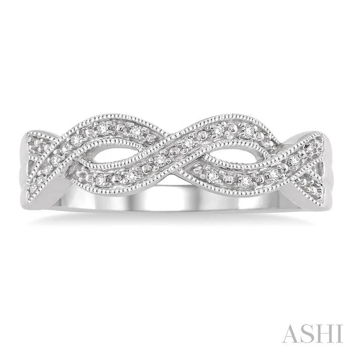 Silver Infinity Diamond Fashion Ring