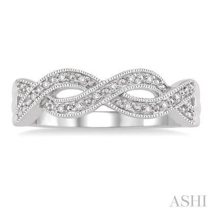 Silver Infinity Diamond Fashion Ring