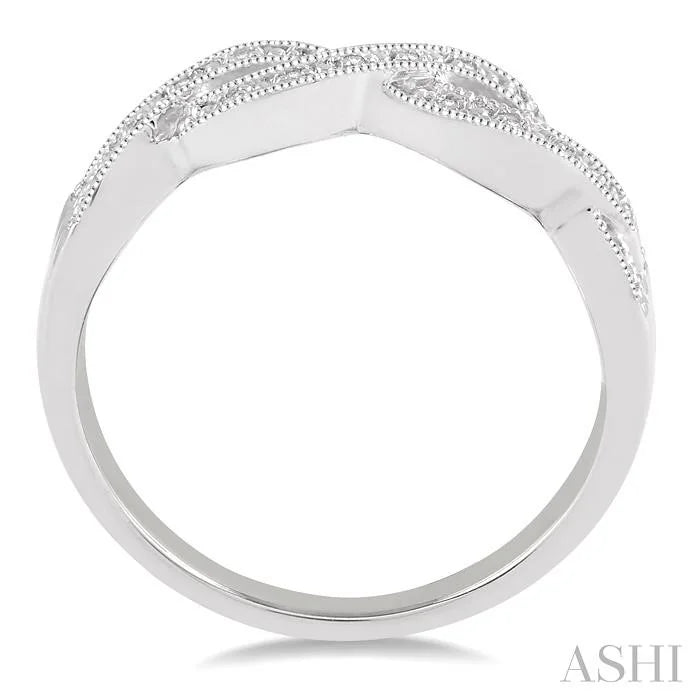 Silver Infinity Diamond Fashion Ring