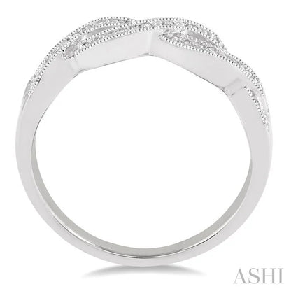 Silver Infinity Diamond Fashion Ring