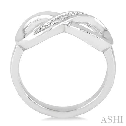 Silver Infinity Diamond Fashion Ring