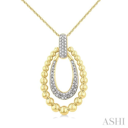 Bead Bijoux Gold Vermeil Bold Diamond Fashion Pendant