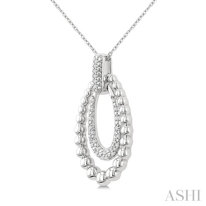 Bead Bijoux Silver Bold Diamond Fashion Pendant