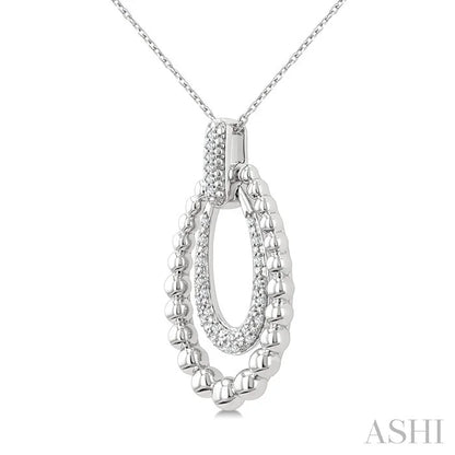 Bead Bijoux Silver Bold Diamond Fashion Pendant