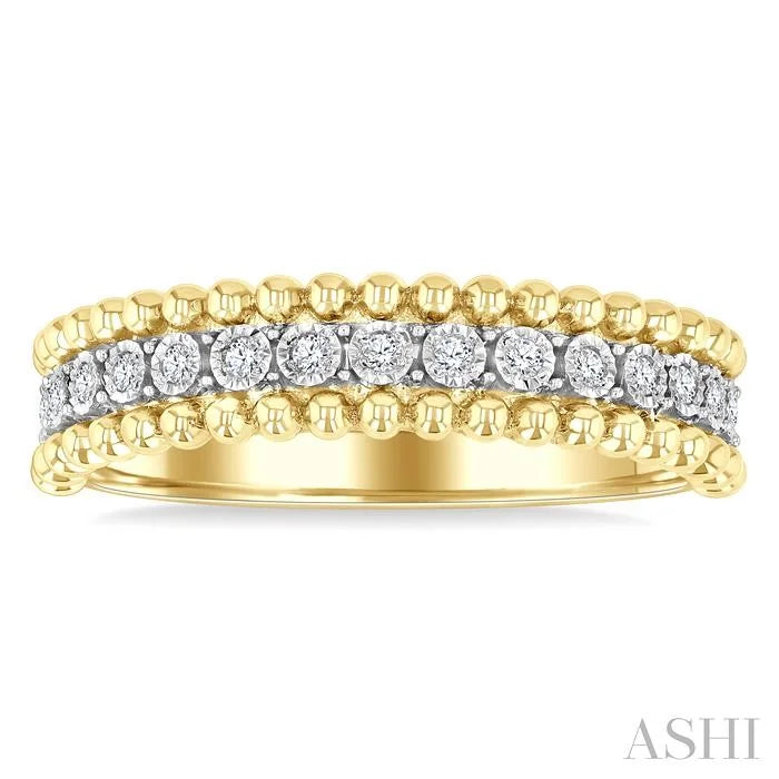 Bead Bijoux Gold Vermeil Bold Diamond Fashion Band