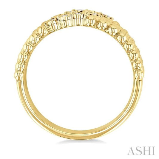 Bead Bijoux Gold Vermeil Bold Diamond Fashion Band