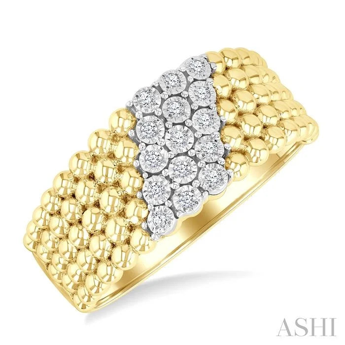 Bead Bijoux Gold Vermeil Bold Diamond Fashion Band