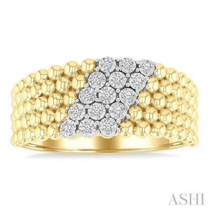 Bead Bijoux Gold Vermeil Bold Diamond Fashion Band
