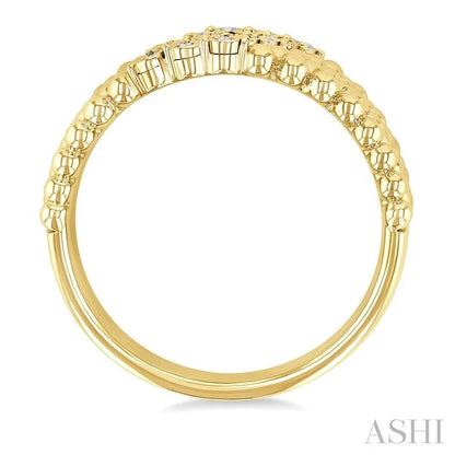 Bead Bijoux Gold Vermeil Bold Diamond Fashion Band