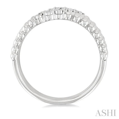 Bead Bijoux Silver Bold Diamond Fashion Ring