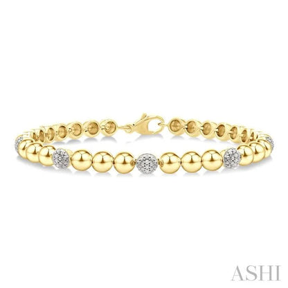 Bead Bijoux Gold Vermeil Bold Diamond Fashion Bracelet