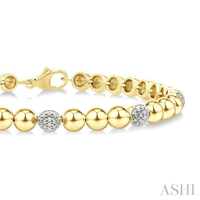 Bead Bijoux Gold Vermeil Bold Diamond Fashion Bracelet