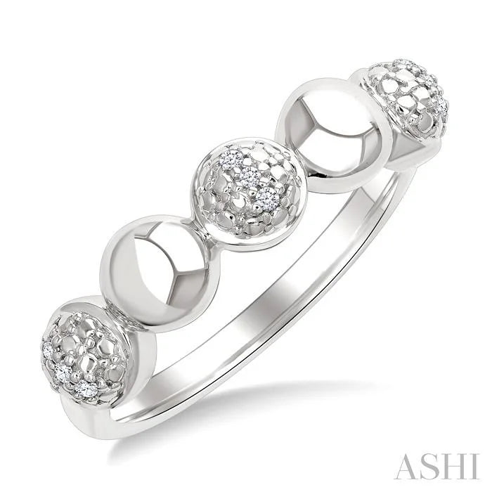 Bead Bijoux Silver Bold Diamond Fashion Ring