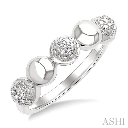 Bead Bijoux Silver Bold Diamond Fashion Ring