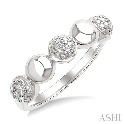 Bead Bijoux Silver Bold Diamond Fashion Ring