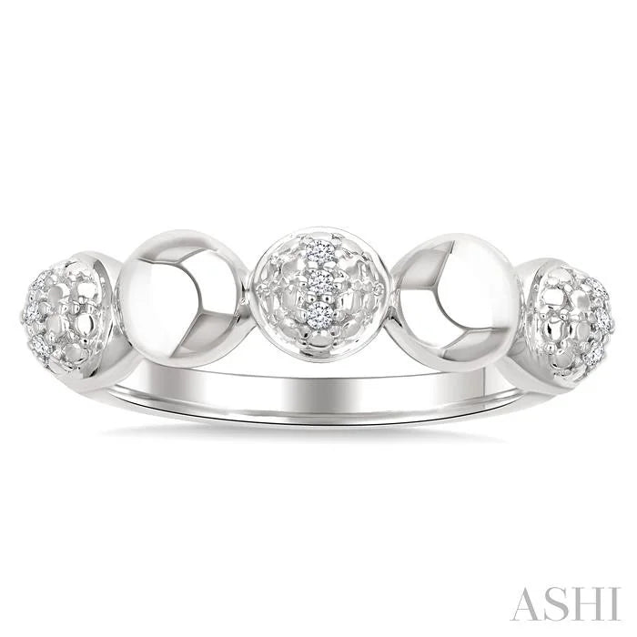 Bead Bijoux Silver Bold Diamond Fashion Ring