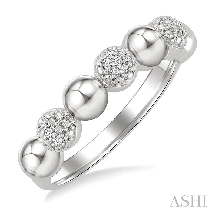 Bead Bijoux Silver Bold Diamond Fashion Ring