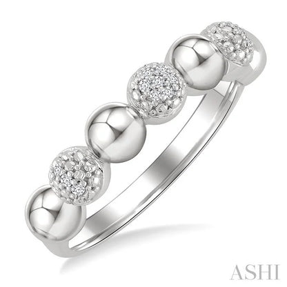 Bead Bijoux Silver Bold Diamond Fashion Ring