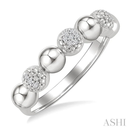 Bead Bijoux Silver Bold Diamond Fashion Ring