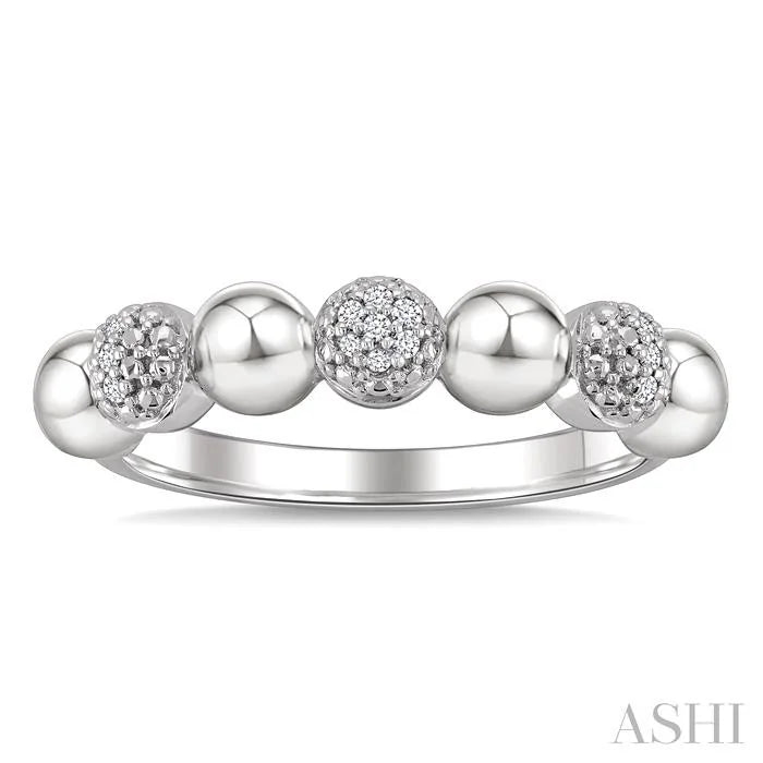 Bead Bijoux Silver Bold Diamond Fashion Ring