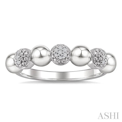 Bead Bijoux Silver Bold Diamond Fashion Ring