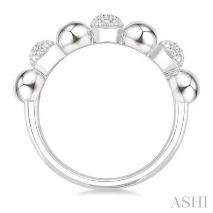 Bead Bijoux Silver Bold Diamond Fashion Ring