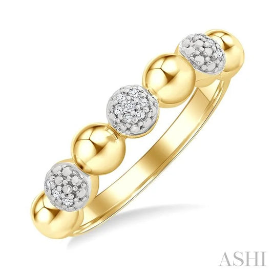 Bead Bijoux Gold Vermeil Bold Diamond Fashion Ring