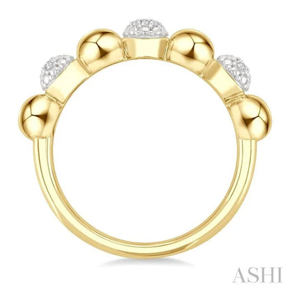 Bead Bijoux Gold Vermeil Bold Diamond Fashion Ring