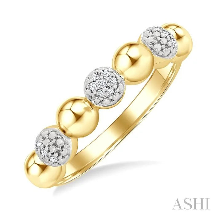 Bead Bijoux Gold Vermeil Bold Diamond Fashion Ring