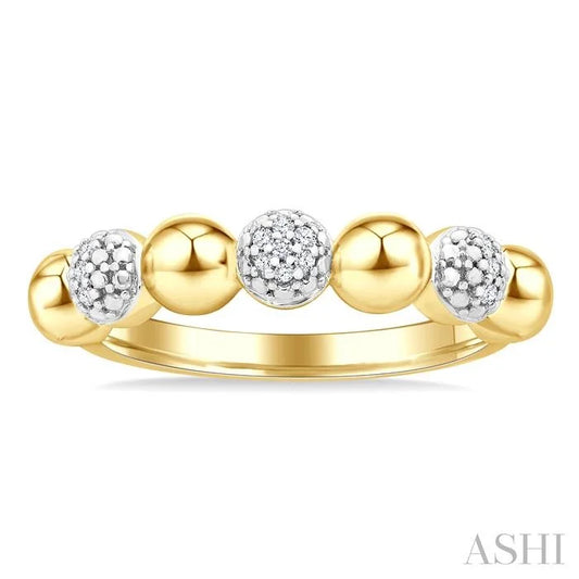 Bead Bijoux Gold Vermeil Bold Diamond Fashion Ring