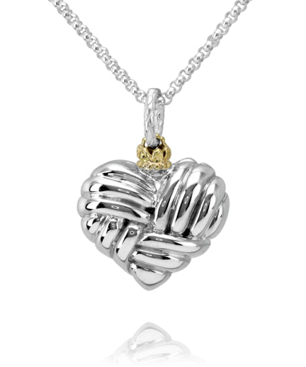 Vahan 14k Gold & Sterling Silver Pendant