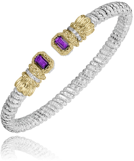 Vahan 14k Gold & Sterling Silver London Blue Topaz Bracelet