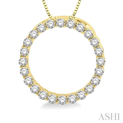 Circle Diamond Pendant