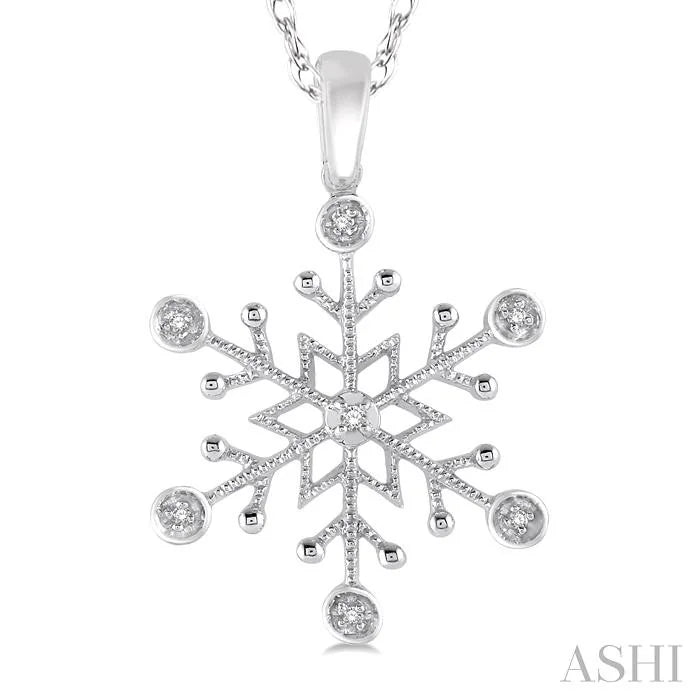 Snowflake Diamond Fashion Pendant