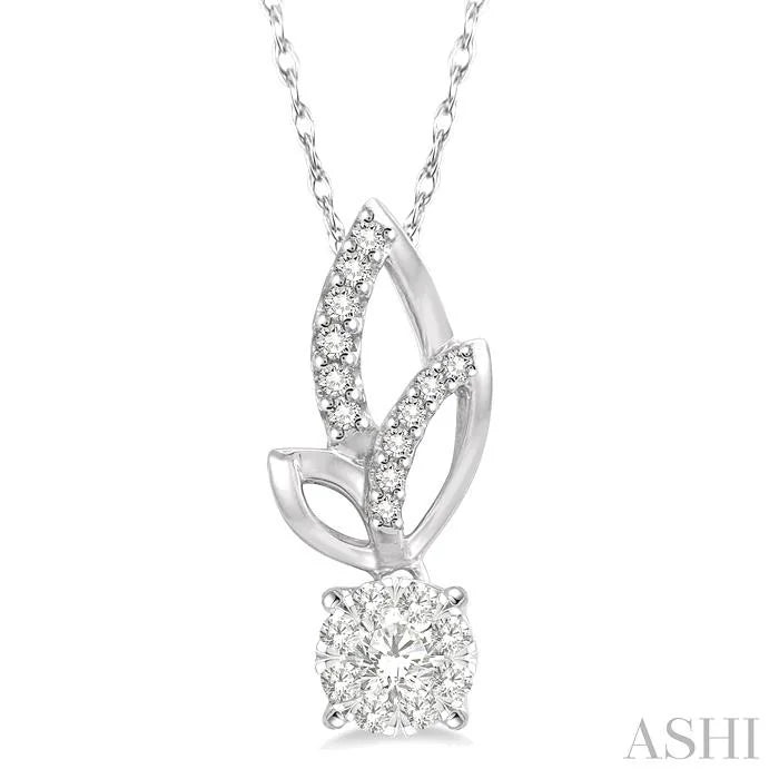 Round Shape Lovebright Diamond Fashion Pendant