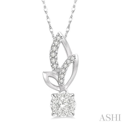 Round Shape Lovebright Diamond Fashion Pendant