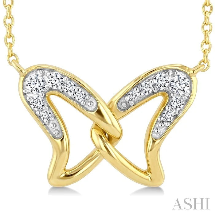 Wings Interlock Diamond Fashion Pendant