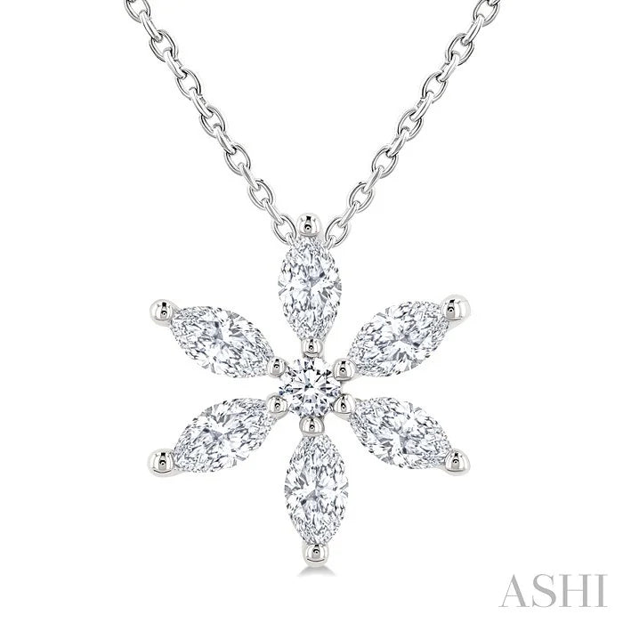 Floral Diamond Fashion Pendant