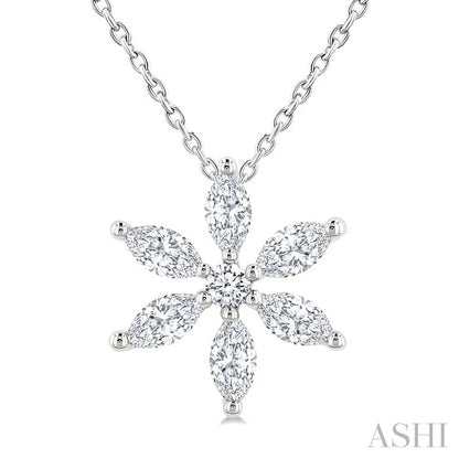 Floral Diamond Fashion Pendant