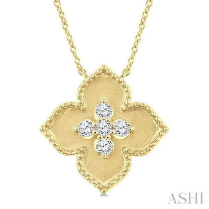 Floral Medallion Diamond Fashion Pendant