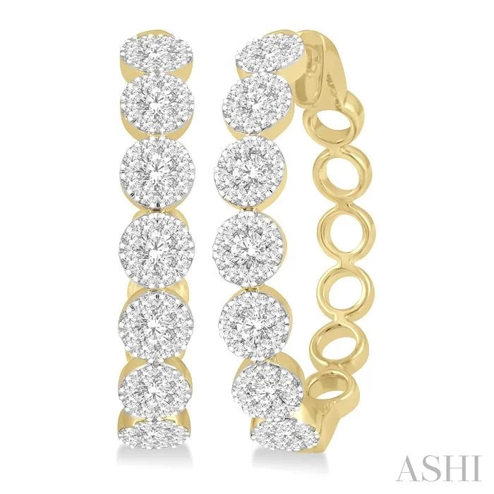 Lovebright Essential Diamond Hoop Earrings