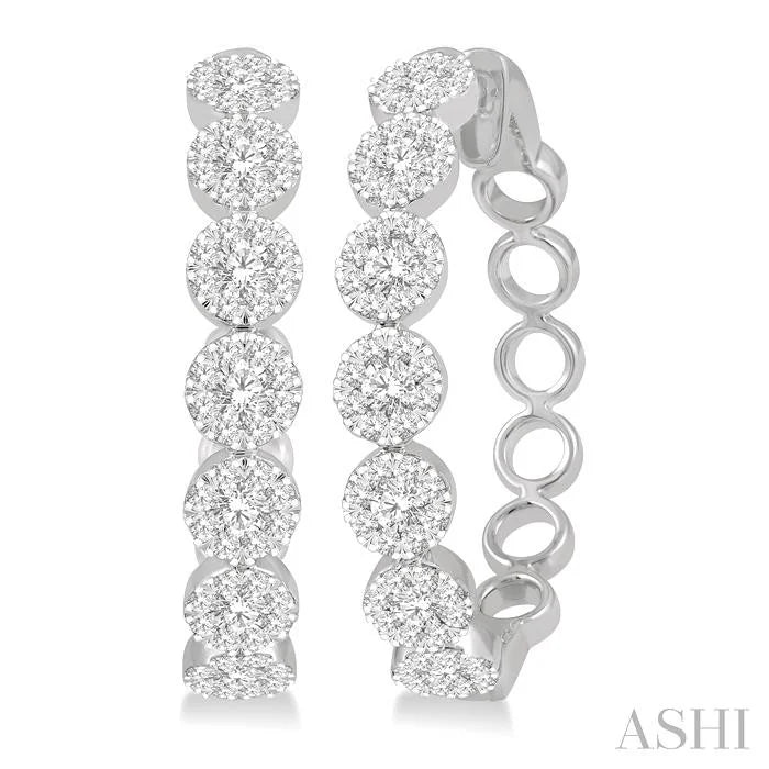 Lovebright Essential Diamond Hoop Earrings