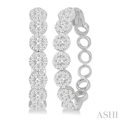 Lovebright Essential Diamond Hoop Earrings