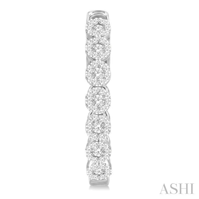 Lovebright Essential Diamond Hoop Earrings