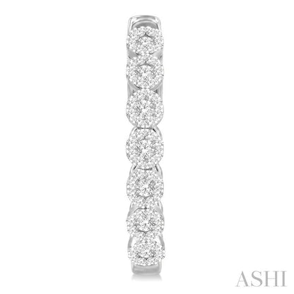 Lovebright Essential Diamond Hoop Earrings