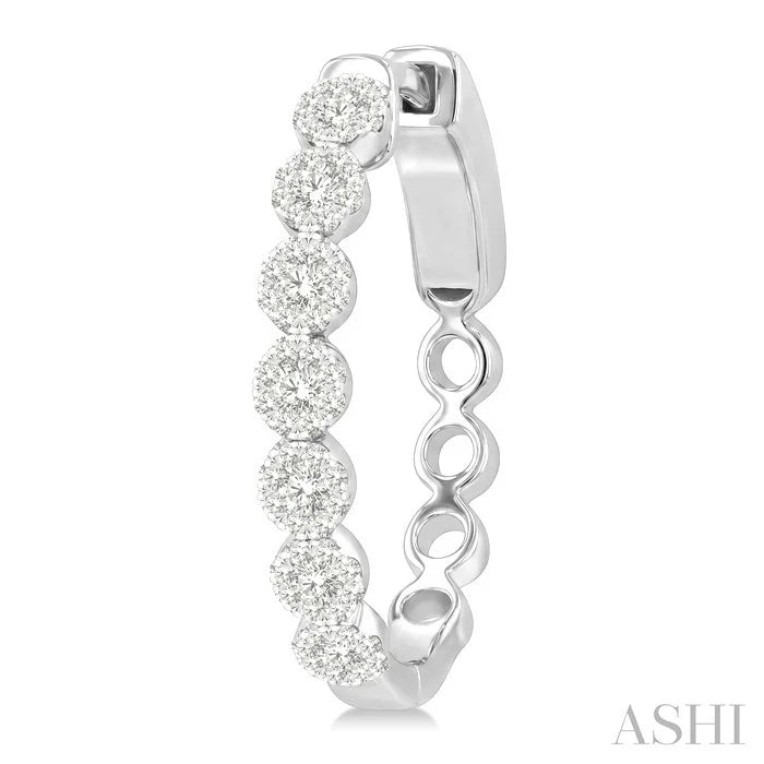 Lovebright Essential Diamond Hoop Earrings