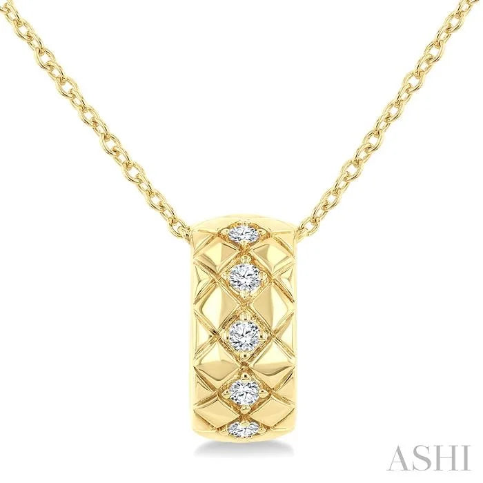 Golden Glow Diamond Fashion Pendant