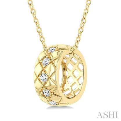 Golden Glow Diamond Fashion Pendant