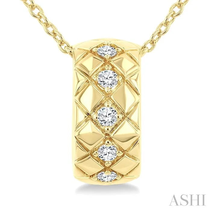 Golden Glow Diamond Fashion Pendant