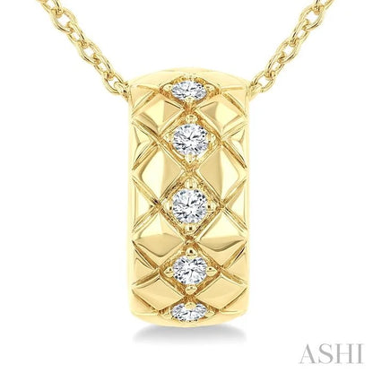 Golden Glow Diamond Fashion Pendant